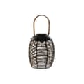Miniatyrbild 2 av 3: Solcellslampa DKD Home Decor Brun Svart Bambu Rattan 22 x 22 x 39 cm