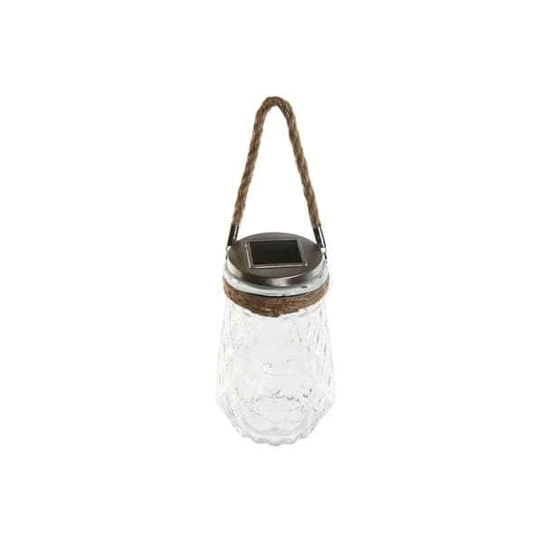 Belysning dekoration Home ESPRIT Transparent Silvrig 11 x 11 x 18 cm