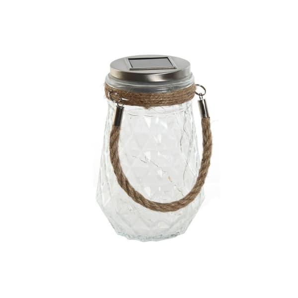 Belysning dekoration Home ESPRIT Transparent Silvrig 11 x 11 x 18 cm