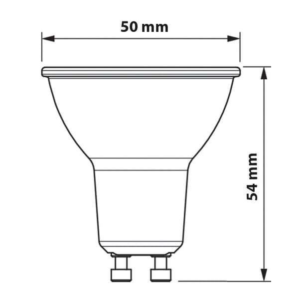 LED-lampa GU10 4,9W = 50W 550lm 4000K Neutralvit 120° PHILIPS