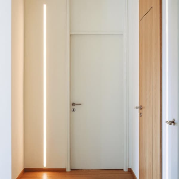 LED COB strip-stik 8 mm enkeltsidet med ledning