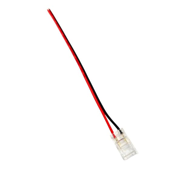 LED COB strip-stik 8 mm enkeltsidet med ledning
