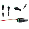 Miniatyrbillede 5 af 10: DC 5.5/2.1-fatning med hurtigstik til mono LED-strimler Hun