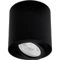 Miniatyrbillede 3 af 10: Påbygningsmonteret HALOGEN Spot Bevægeligt Rør AMAT-M GU10 Rund Sort 84mm