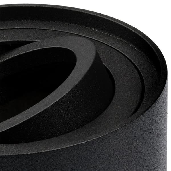 Påbygningsmonteret HALOGEN Spot Bevægeligt Rør AMAT-M GU10 Rund Sort 84mm