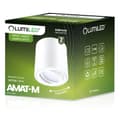 Miniatyrbild 6 av 10: Utanpåliggande HALOGEN Spotlight Flyttbart Rör AMAT-M GU10 Rund Vit 84mm