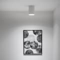 Miniatyrbild 9 av 10: Utanpåliggande HALOGEN Spotlight Flyttbart Rör AMAT-L GU10 Rund Vit 115mm