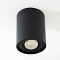 Miniatyrbillede 8 af 10: Flytbar HALOGEN Spot Tube Armatur AMAT-XL GU10 Rund Sort til påbygning