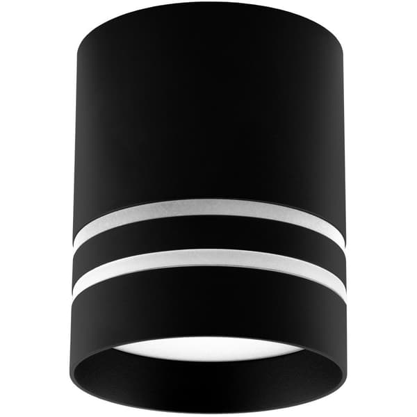 Påbygningsmonteret HALOGEN Spot Tube ARISA GU10 Rund Sort 80mm