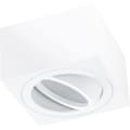 Miniatyrbild 9 av 10: Utanpåliggande HALOGEN Spot Tube Flyttbar Fyrkantig Vit 50mm