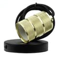 Miniatyrbillede 3 af 7: Pendellampe Dekorativ lampe E27 Guld sort ledning Loft