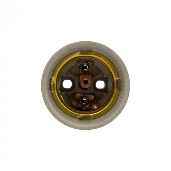 Keramisk fatning E27 uden plade HOLDER