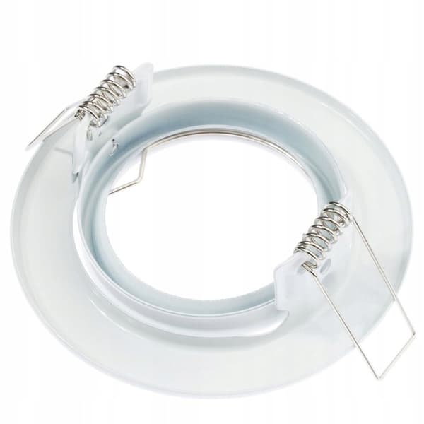 HALOGEN indbygget lampe, bevægelig, rund, AURELI, hvid metalplade, MR16, GU10