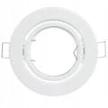 Miniatyrbillede 2 af 5: HALOGEN indbygget lampe, bevægelig, rund, AURELI, hvid metalplade, MR16, GU10