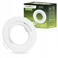Miniatyrbillede 1 af 5: HALOGEN indbygget lampe, bevægelig, rund, AURELI, hvid metalplade, MR16, GU10