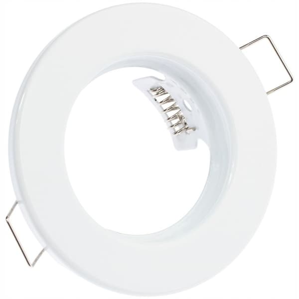HALOGEN Armatur Indbygget Fast Rund ARDALI Hvid Plade MR16 GU10