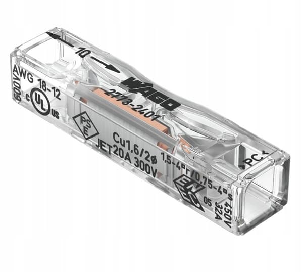 WAGO 2773-2401 gennemføringsstik 0,75-4 mm² ledning 2773-2401
