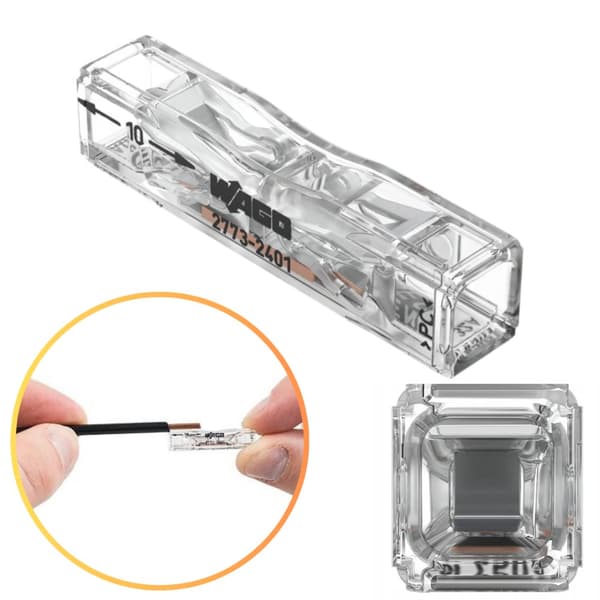 WAGO 2773-2401 gennemføringsstik 0,75-4 mm² ledning 2773-2401