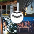 Miniatyrbillede 8 af 10: MALUS Udendørs Have Guirlande Lyskæde 20m 20x E27 Lumiled