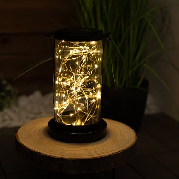 Aurinkokäyttöinen LED-lamppu ulkopuutarhaan, riippuva lyhty 3000K IP44
