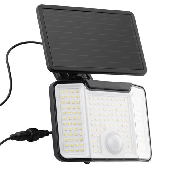 SOLKALAMPE HALOGEN LED REFLEKTOR SMD PROPLYGTESOLER SKUMRINGSBEVÆGELSESSENSOR