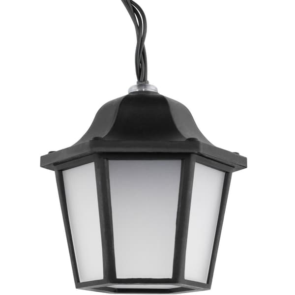 Solcellsdriven trädgårdsgirlang 10 LED-lyktor 3,8 m 3000K varm