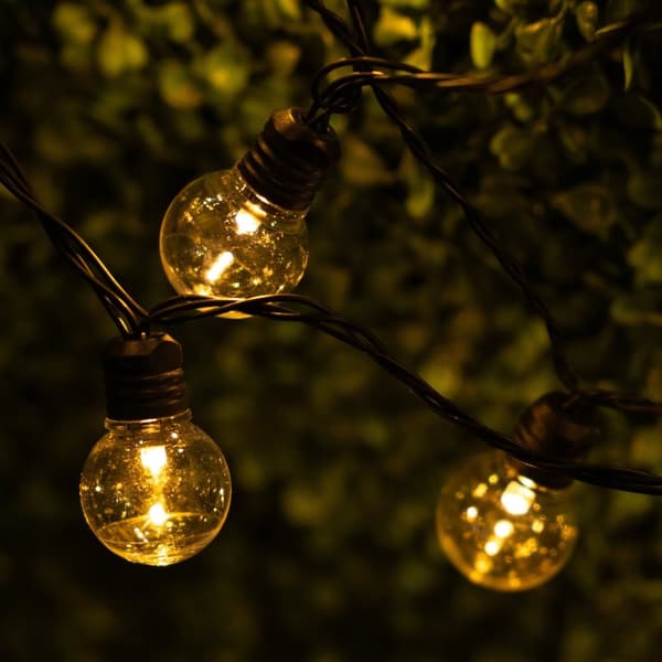 Puutarhaköynnös ulkovaloketju 8m 50x LED 230V lämmin väri