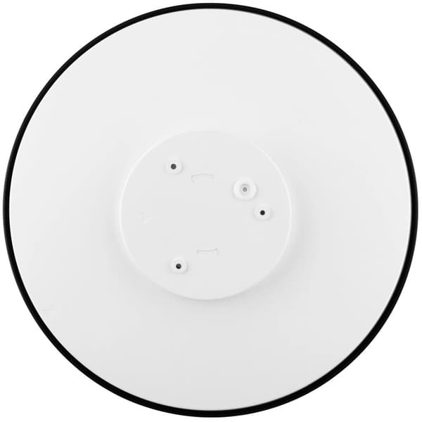 LED-kattovalaisin 36W 4000K 3820lm 106 lm/W pyöreä IP44 musta rengas