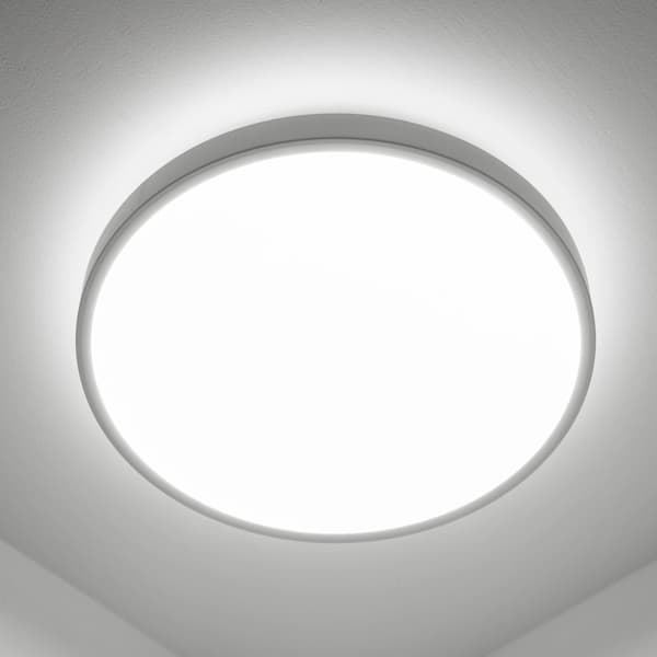 LED loftlampe 24W 4000K 2500lm Rund IP44 Hvid Ring ALS