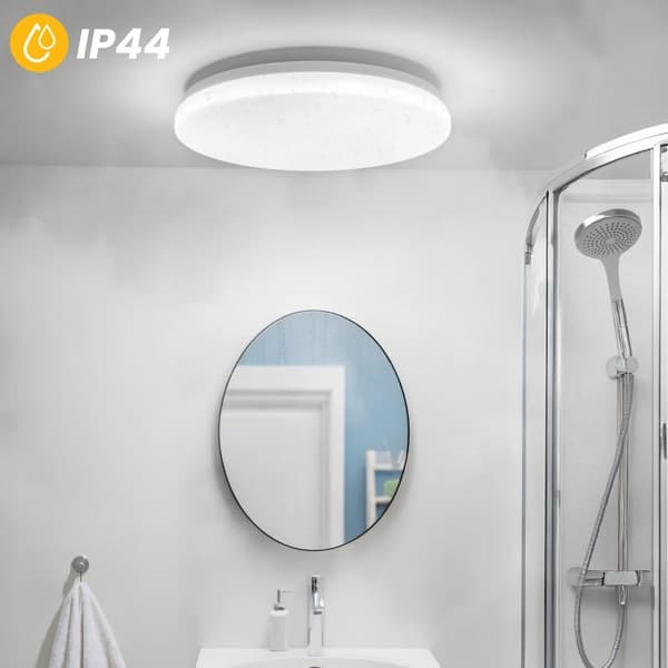 LED loftlampe 24W 4000K 2500lm Rund IP44 Hvid ALS