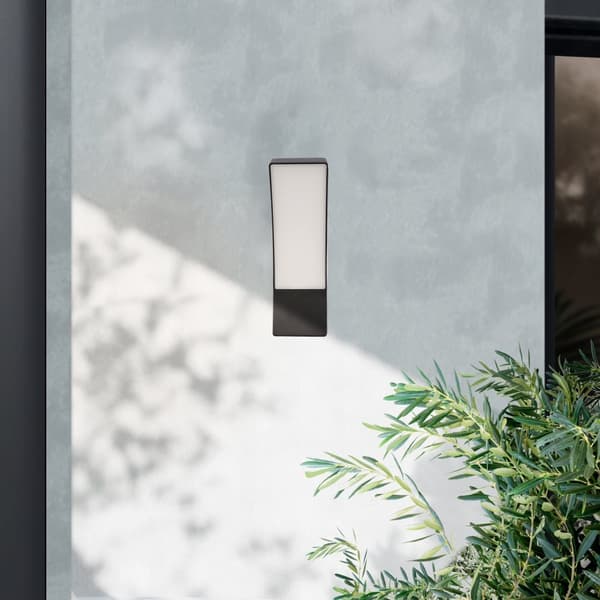 LED-fasadlampa för utomhusbruk, svart, 10W, 4000K, IP44