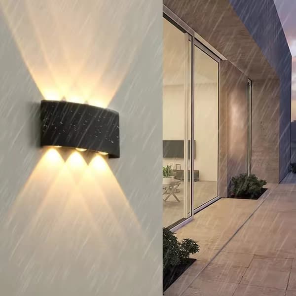 Havelampe Udendørs Væglampe Facade 6W LED IP54 Top Bund 240lm