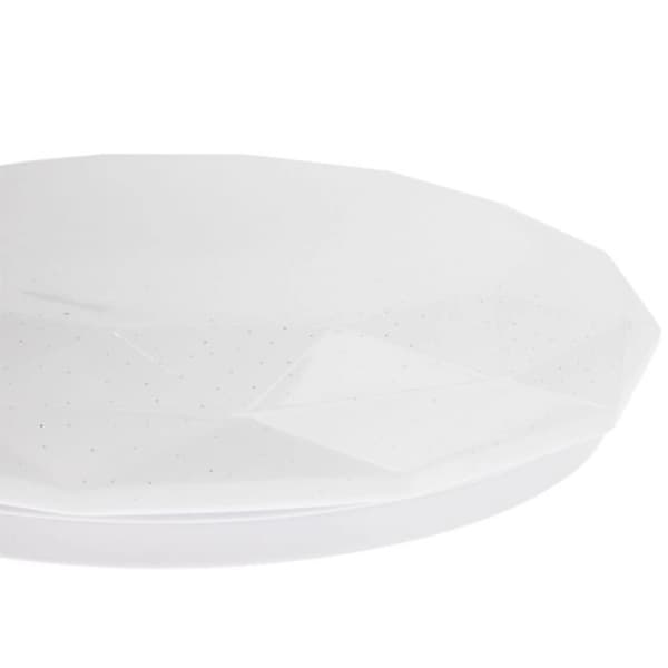 LED-kattovalaisin pinta-asennettava 18W IP44 pyöreä GLORY Diamond 33cm