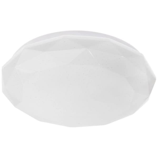 LED-kattovalaisin pinta-asennettava 18W IP44 pyöreä GLORY Diamond 33cm
