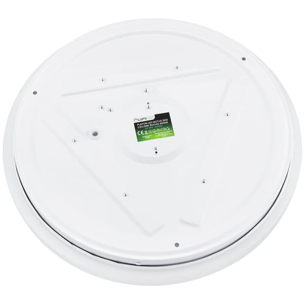 LED loftlampe overflademonteret 24W rund IP44 38 cm bevægelsessensor