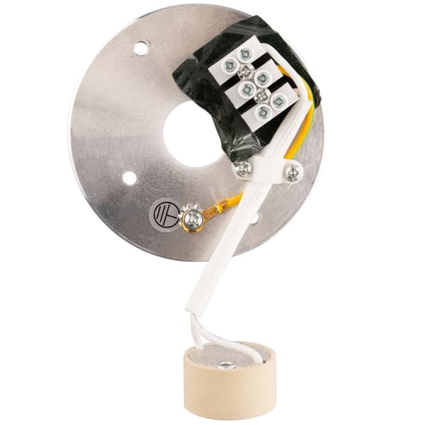 Overflademonteret HALOGEN Fast GU10 Rund IP44 Hermetisk Hvid 83mm
