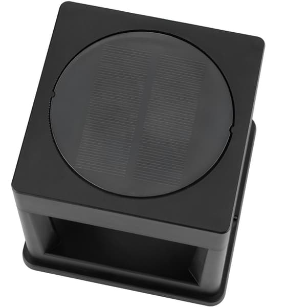 KWADRUS 3000K LED-aurinkokennopuutarhavalaisin, sisäänrakennettu, IP44, koristeellinen