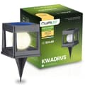 Pikkukuva 1 / 10: KWADRUS 3000K LED-aurinkokennopuutarhavalaisin, sisäänrakennettu, IP44, koristeellinen