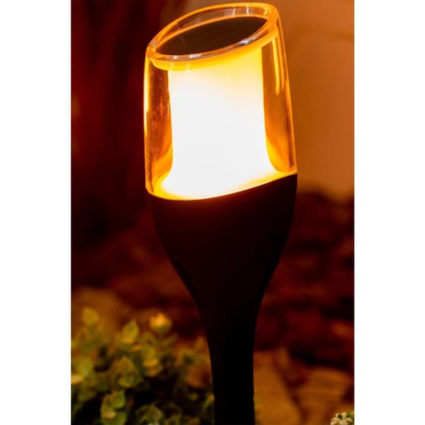 Solcelledrevet havelampe LED-drevet udendørs flammeeffekt IGNIS
