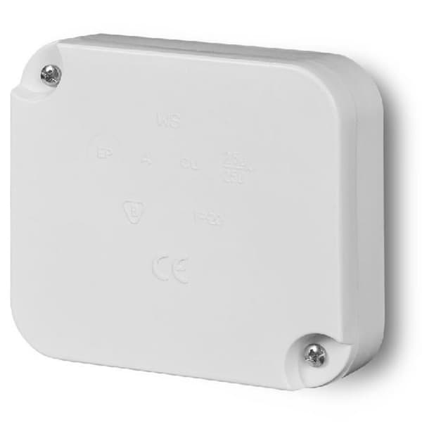 OVERFLADE MONTERINGSDÅSE 90X80X25 FLAD MED TERMINALER 5x2,5 AGD Dåse med indsats