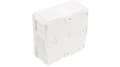 Pikkukuva 3 / 3: PINTA-ASENNUSRASIA IP55 90×90×40 mm VALKOINEN 0226-00 ILMAN SISÄPUSIA 6 kumipistoketta