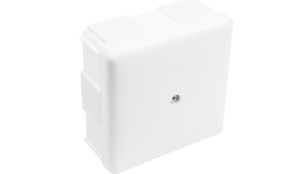 PINTA-ASENNUSRASIA IP55 90×90×40 mm VALKOINEN 0226-00 ILMAN SISÄPUSIA 6 kumipistoketta
