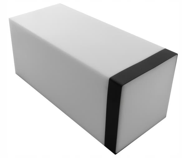 Trädgårdslampa 45cm E27 pelare Svart