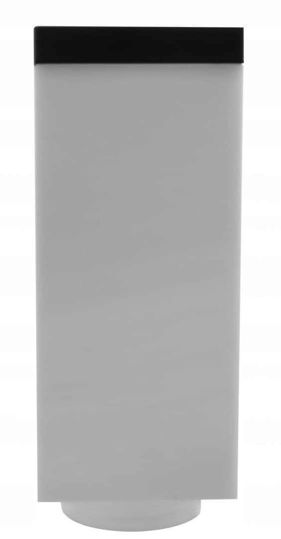 Trädgårdslampa 45cm E27 pelare Svart