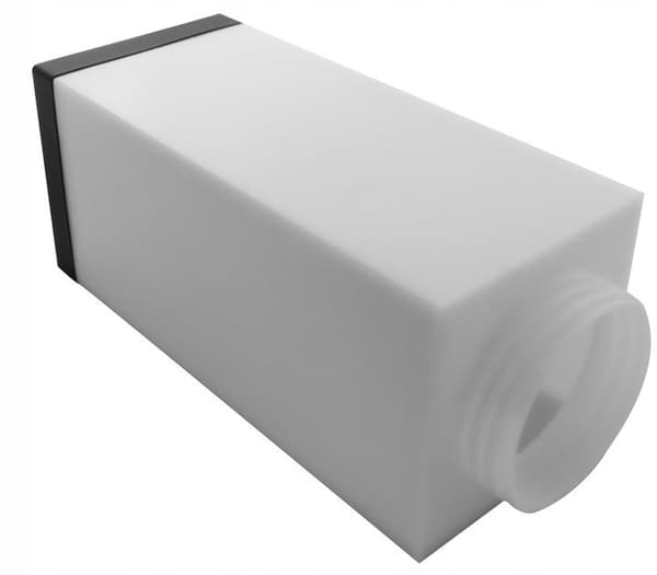 Trädgårdslampa 45cm E27 pelare Svart