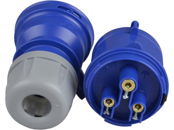 Bärbar kontakt 32A 3P 230V 6h IP44