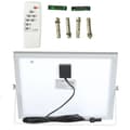 Miniatyrbild 3 av 5: V-TAC 16W Svart IP65 Solcells-LED-projektor, Fjärrkontroll, Timer VT-40W 6000K 1050lm