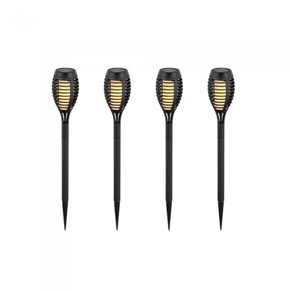Solcellelampe V-TAC VT-724 1W LED 50cm 2200K (SKU 8689) 4 stk. Sort
