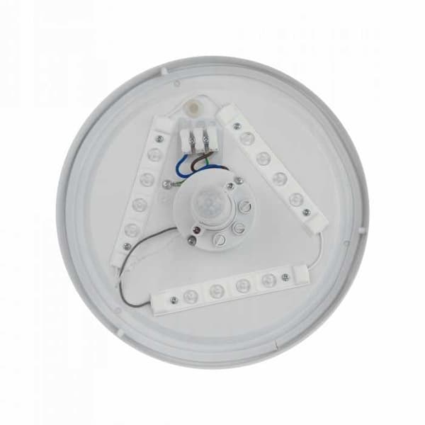 LED loftlampe 18W 4000K IP44 med PIR-sensor