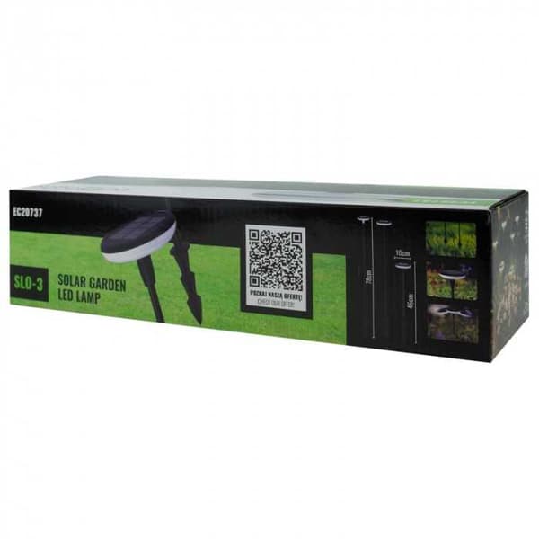 Solcellehavelampe LED SLO-3 IP65